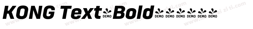 KONG Text-Bold字体转换